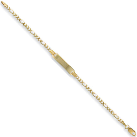 9ct Yellow Gold Child’s Figaro ID Bracelet