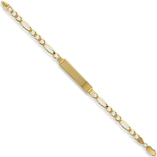 9ct Yellow Gold Child’s Figaro ID Bracelet