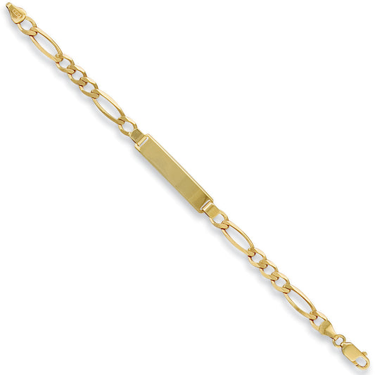 9ct Yellow Gold Child’s Figaro ID Bracelet