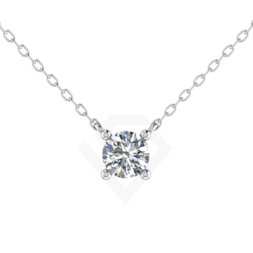 1ct Lab Diamond F/VS Round Solitaire Pendant
