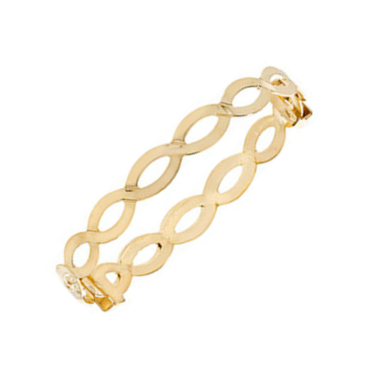 9ct Yellow Gold Open Link Design Baby Bangle