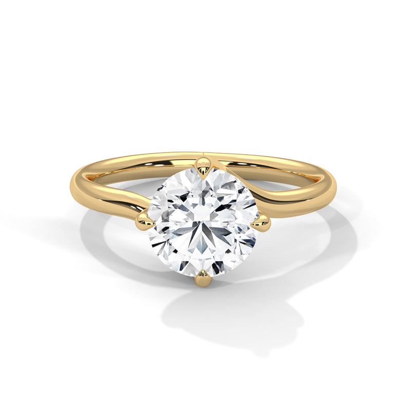 4 Claw Solitaire Ring