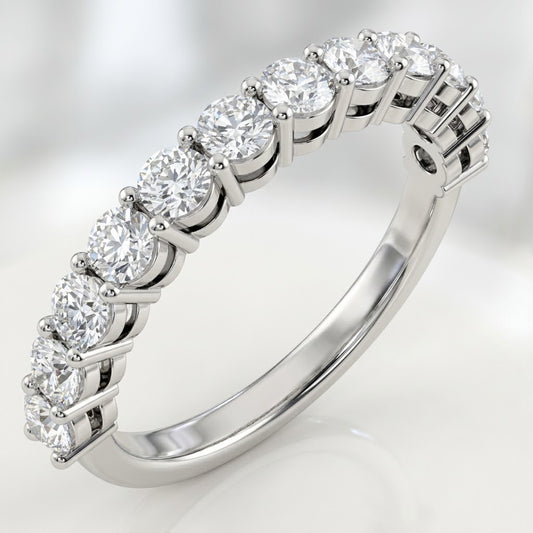 Lab-Grown Diamond Half Eternity Ring