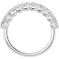 1ct Diamond Ubar Style Half Eternity Ring