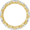 2.5ct Oval Diamond Full Eternity Ring – Elegant Claw Design