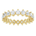 2ct Diamond Full Eternity Ring – Elegant Claw Design