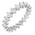 2ct Diamond Full Eternity Ring – Elegant Claw Design