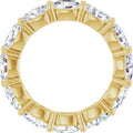 4ct Oval Diamond Full Eternity Ring