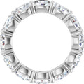 4ct Oval Diamond Full Eternity Ring