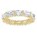 4ct Oval Diamond Full Eternity Ring