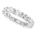 4ct Oval Diamond Full Eternity Ring