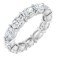 4ct Oval Diamond Full Eternity Ring