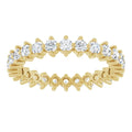 1.5ct Diamond Full Eternity Ring – Elegant Claw Design
