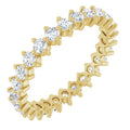1.5ct Diamond Full Eternity Ring – Elegant Claw Design