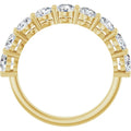 3ct Diamond Half Eternity Ring – Claw Set