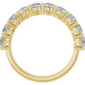 1.5ct Lab-Grown Diamond Half Eternity Ring – Claw Set