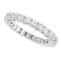 Diamond Full Eternity Ring – Interwoven Claw Design