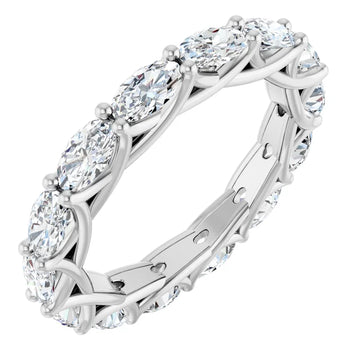 טבעת נצח מלאה בסגנון 2 קראט יהלומי מעבדה