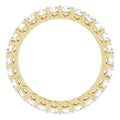 Diamond Full Eternity Ring – Interlocking Design