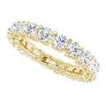 3ct Diamond Full Eternity Ring – Interlocking Design