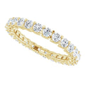 Diamond Full Eternity Ring – Interlocking Design