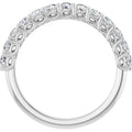 1ct Diamond Half Eternity Ring