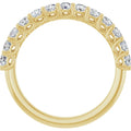 1.5ct Diamond Half Eternity Ring – Round Detail