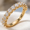 1.5ct Diamond Half Eternity Ring – Round Detail
