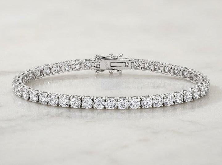 10ct Natural Diamond Tennis Bracelet