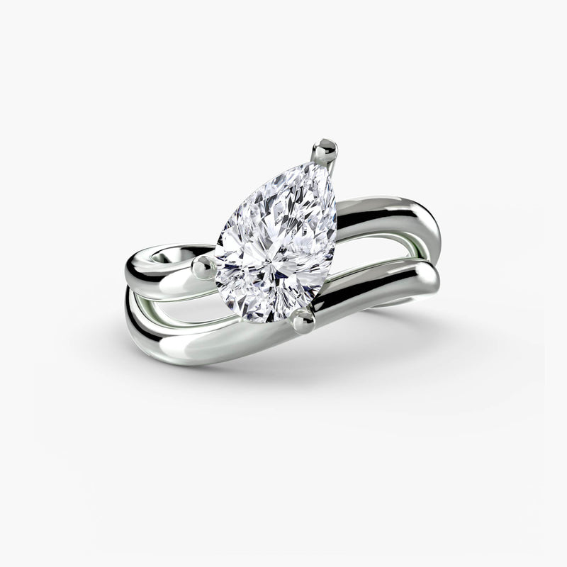 The Ripple Wave Pear Solitaire