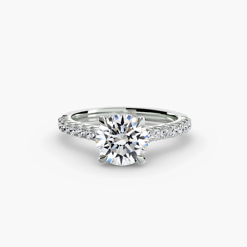 The Pimlico Pavé Round Solitaire