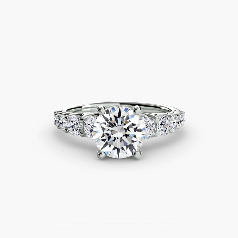 The Graduated Diamond Accent Ring