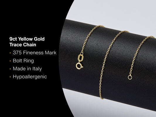 5 recently bought 9ct Yellow Gold 1.0mm Spiga Chain-Hallmarked