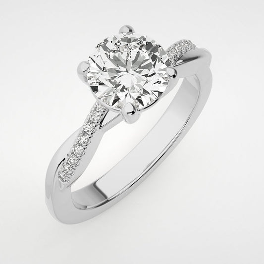 Crossover Shape Engagement Ring Setting (Copy)