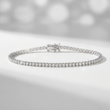 2ct Lab-Grown Diamond Tennis Bracelet