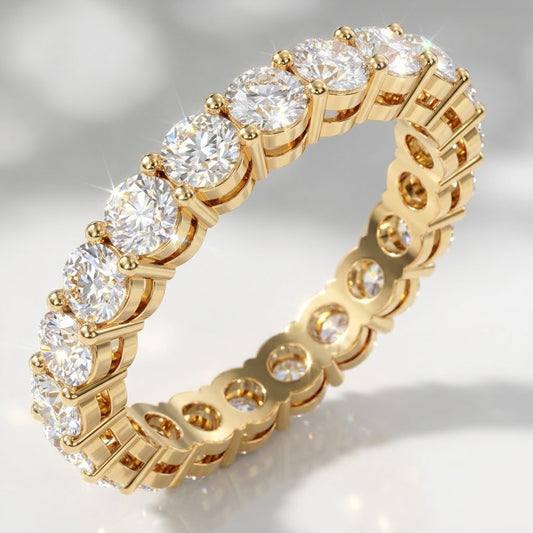 2ct Lab Diamond Full Eternity Ring