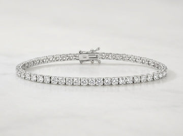6ct Lab-Grown Diamond Tennis Bracelet