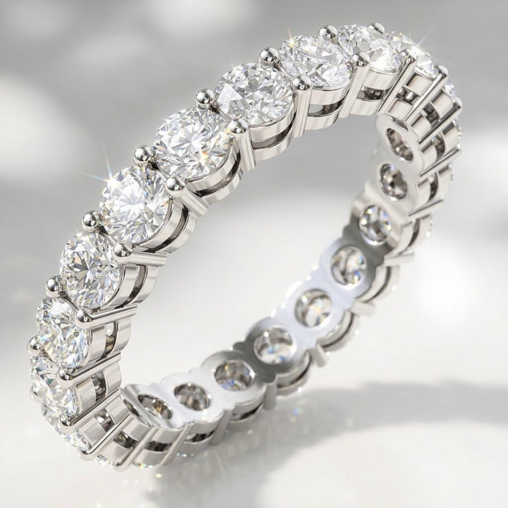 2ct Natural Diamond Full Eternity Ring