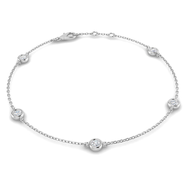 0.4ct Lab-Grown Diamond By The Yard Bracelet