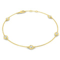0.4ct Lab-Grown Diamond By The Yard Bracelet in 9ct Yellow Gold