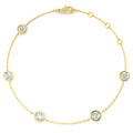 1.25ct Lab-Grown Diamond By The Yard Bracelet in 9ct Yellow Gold