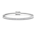 2.11ct Lab-Grown Diamond Round Tennis Bracelet in 9ct White Gold