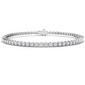 1.92ct Lab-Grown Diamond Round Tennis Bracelet in 9ct White Gold