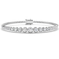 1.76ct Lab-Grown Diamond Graduated Tennis Bracelet in 9ct White Gold