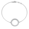 0.32ct Lab-Grown Diamond Circle Bracelet in 9ct White Gold