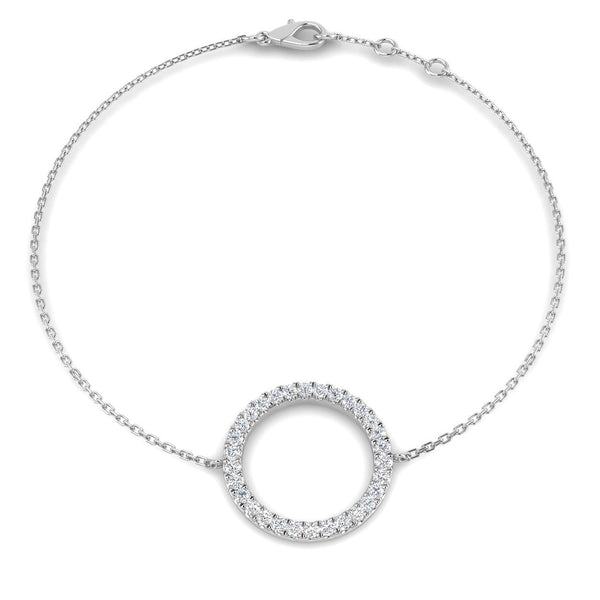 0.32ct Lab-Grown Diamond Circle Bracelet