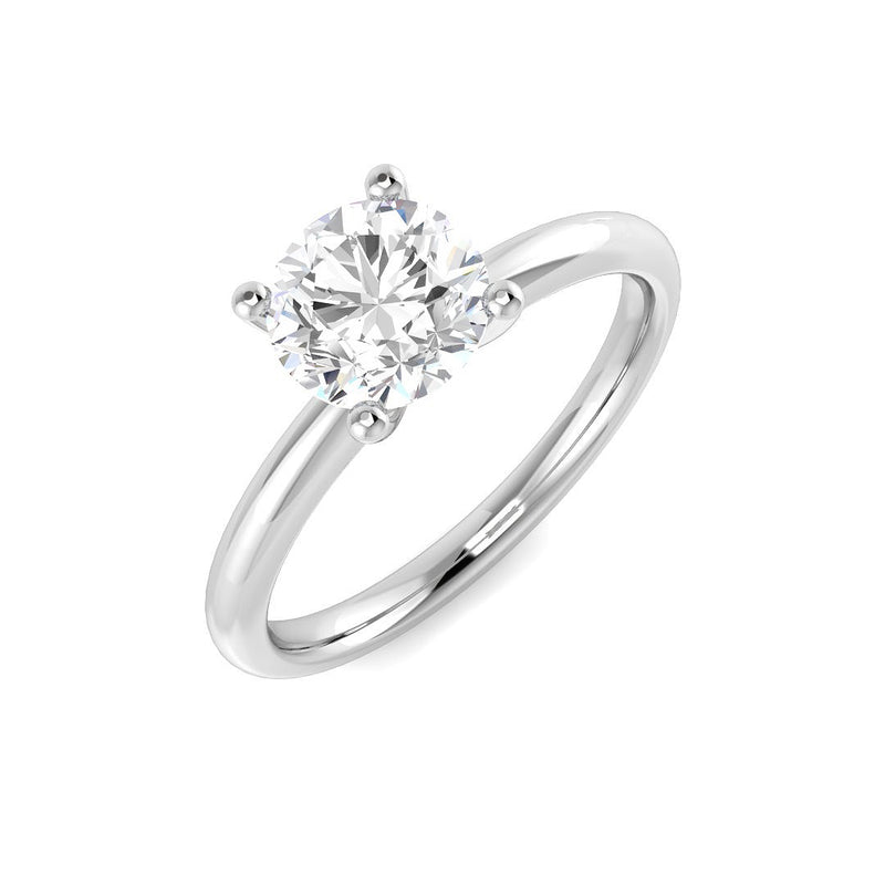 1.08ct Round Lab-Grown Diamond Solitaire Ring (Four-Claw)