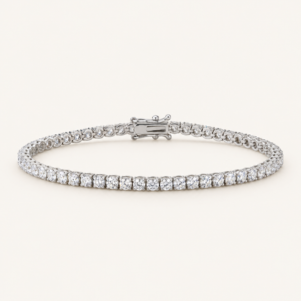 4ct Natural Diamond Tennis Bracelet