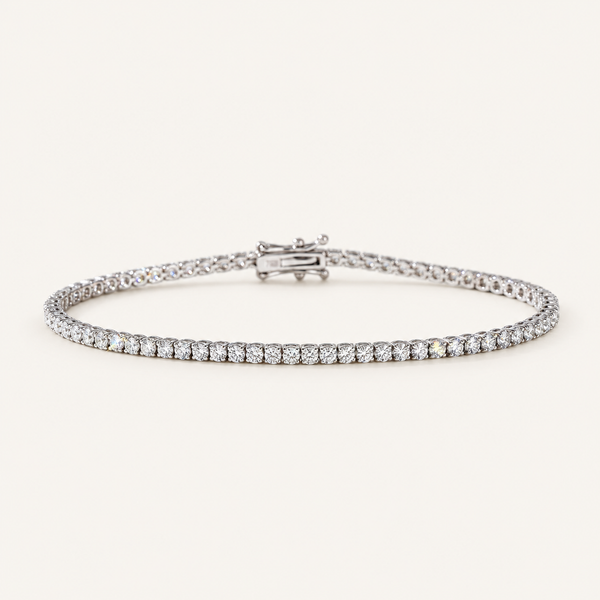 2ct Natural Diamond Tennis Bracelet