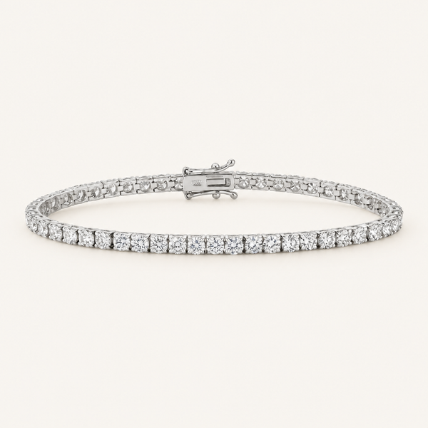 6ct Natural Diamond Tennis Bracelet
